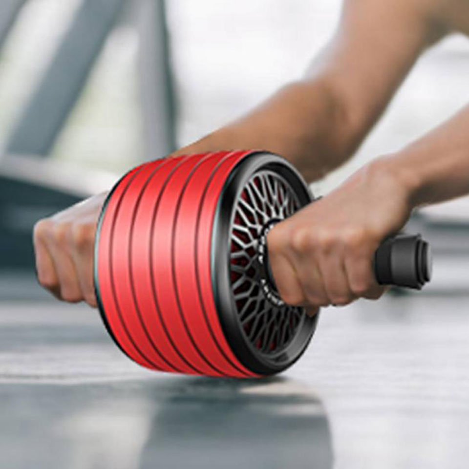 Ab Roller Wheel Muscle Exercis - Crossfit Equipment ulasan dan harga