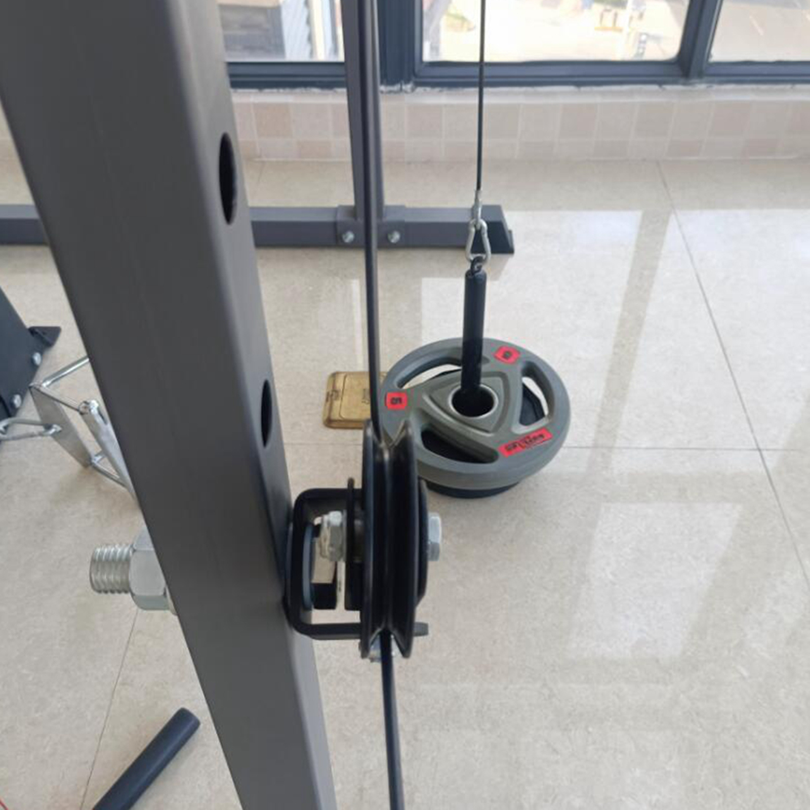 Gym Pulley Block Fixed Pulley  - Landmine Barbell Attachment ulasan dan harga