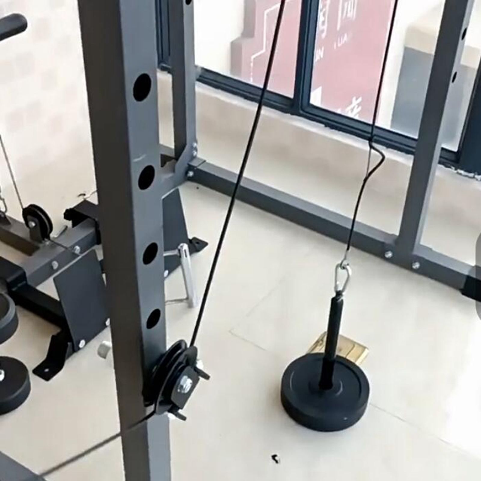 Gym Pulley Block Fixed Pulley  - Landmine Barbell Attachment ulasan dan harga