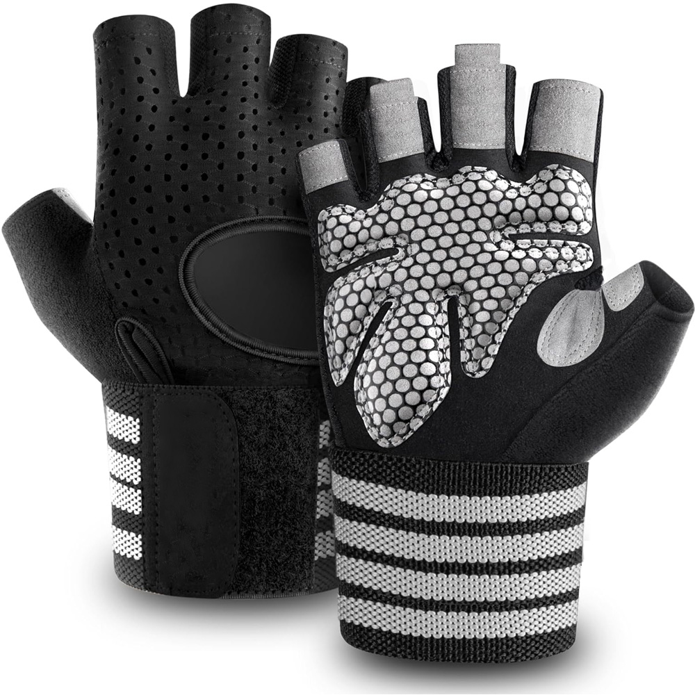 Fitness Gloves with Wrist Supp - Crossfit Gear For Men ulasan dan harga