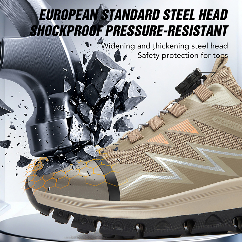 New Fashion Men Safety Shoes S - Crossfit Male ulasan dan harga