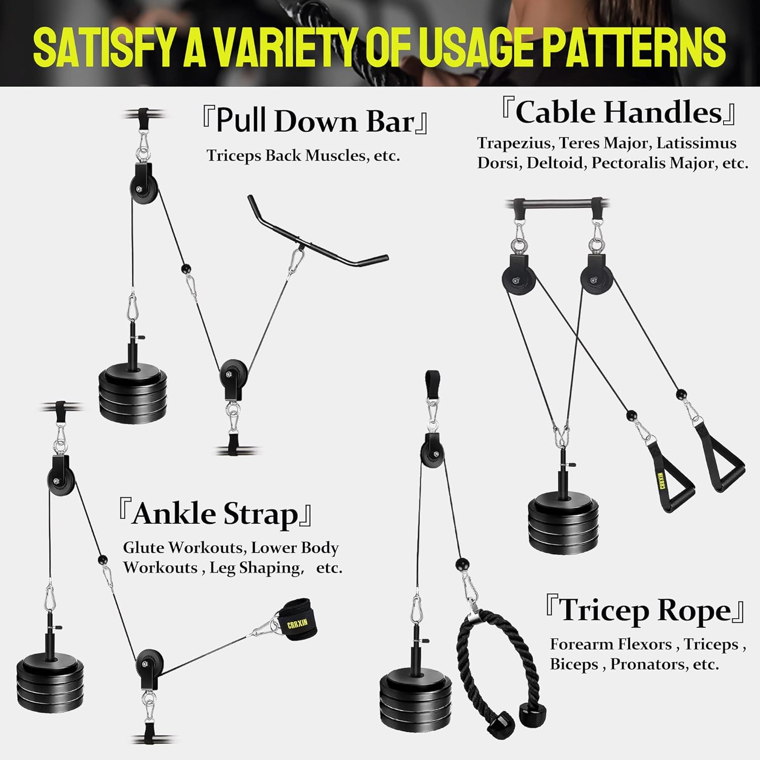 Home Gym Gravity Pulley System - Landmine Barbell Attachment ulasan dan harga